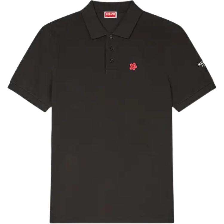 KENZO Logo Embroidered Short Sleeved Polo Shirt