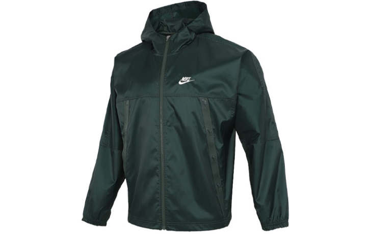 Nike Nike Jackets Men's Green Hooded Moderate Other