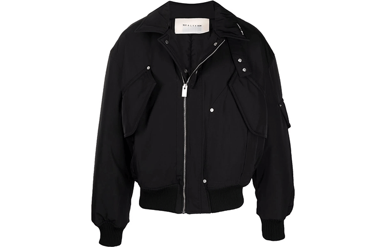 1017 ALYX 9SM Jackets Men's Black Lapel Moderate Pilot