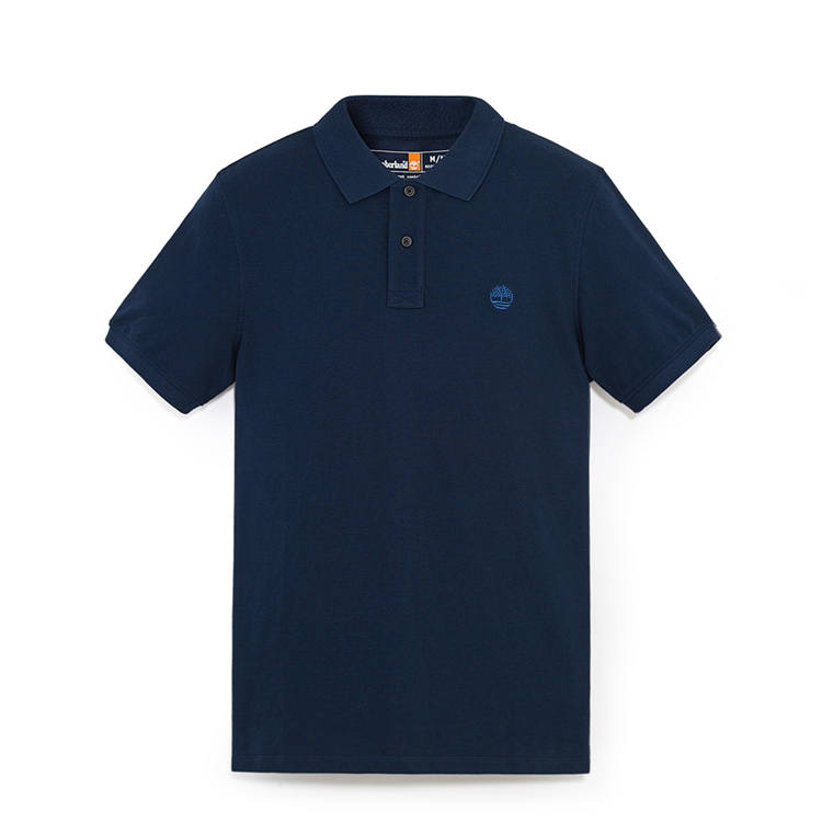 Timberland Polo Shirt Men's Dark Sapphire