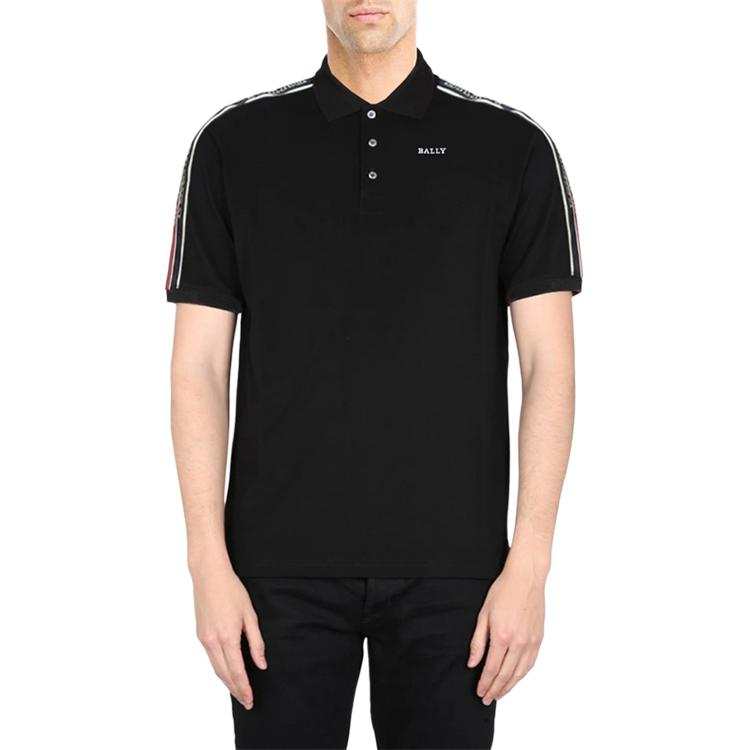 BALLY BALLY SS24 Polo Shirt Men's Black