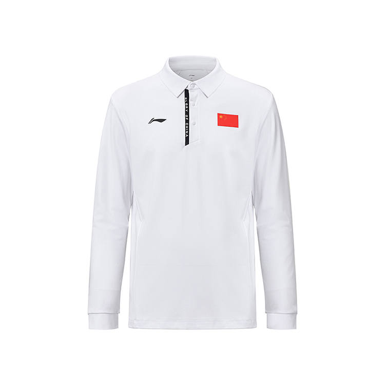 Li-Ning Li Ning Polo Shirt Unisex Standard White