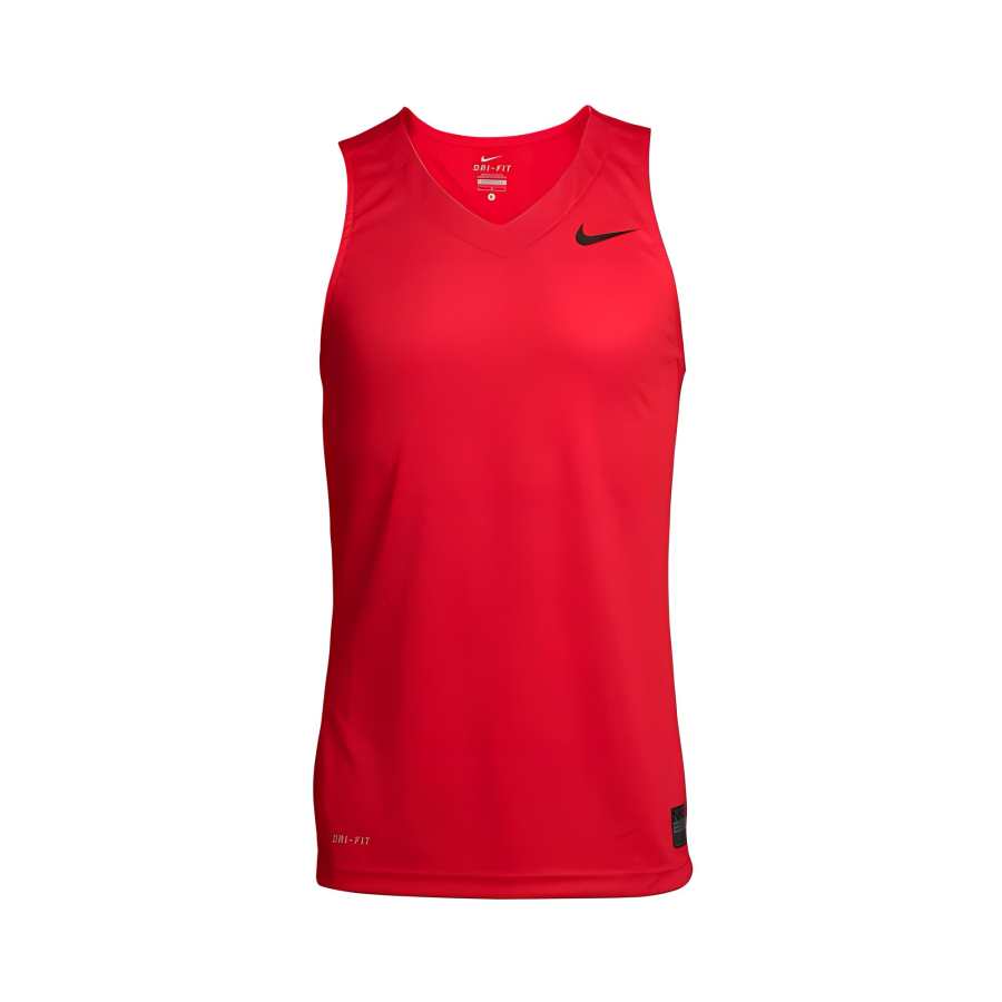 Nike Nike Tank Tops Men's Red Crew Neck Moderate Straight Fit
