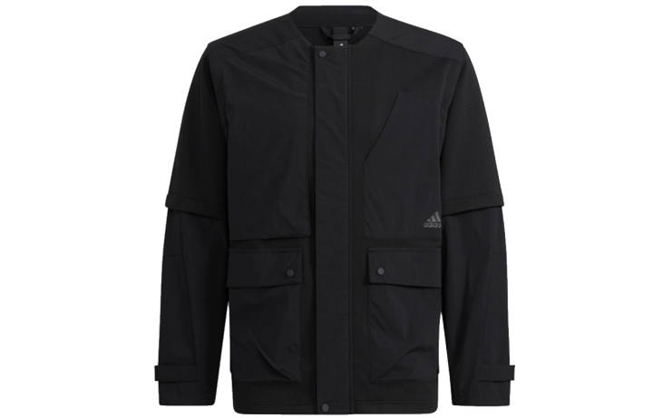 Adidas Adidas Jackets Men's Black Crew Neck Moderate Other