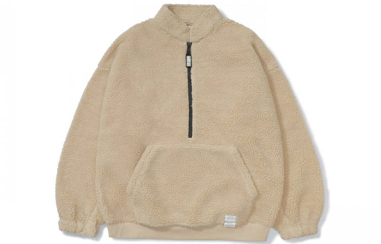MADNESS Loose Fit Thickened Jacket Unisex Beige Gift Recommendation