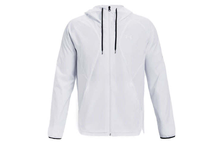 Under Armour Woven Collection Jackets Men's White Hooded Moderate Other