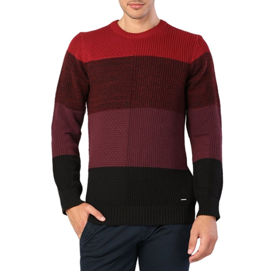 DIESEL DIESEL Sweaters Men's Red Crew Neck Moderate