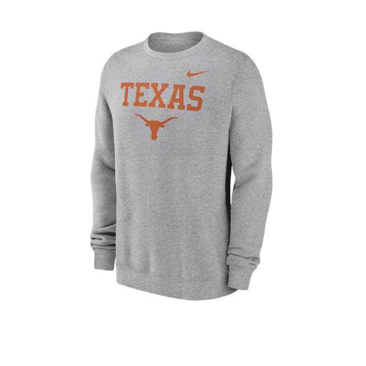 Nike Nike Texas Longhorns Primetime Primary Stack Men's Nike College Pullover Crew
