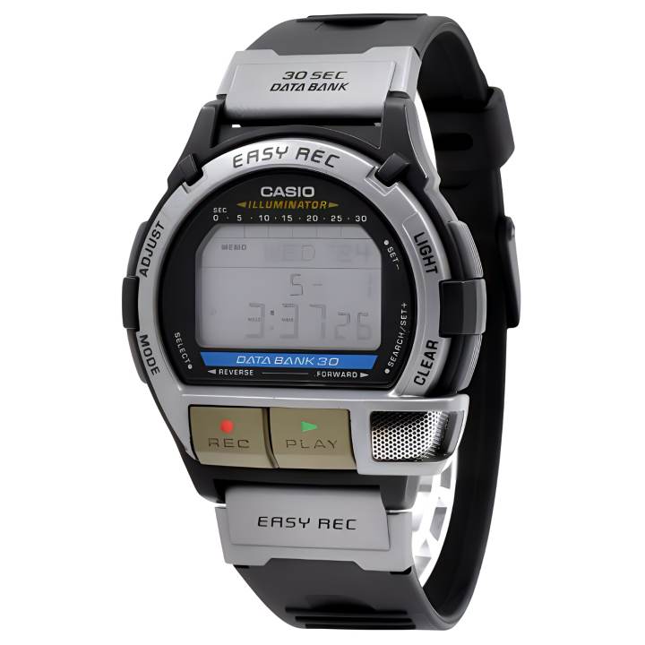 CASIO CASIO Quartz Movement Rubber Band Strap Watch 42mm Men's Watches Gray Dial