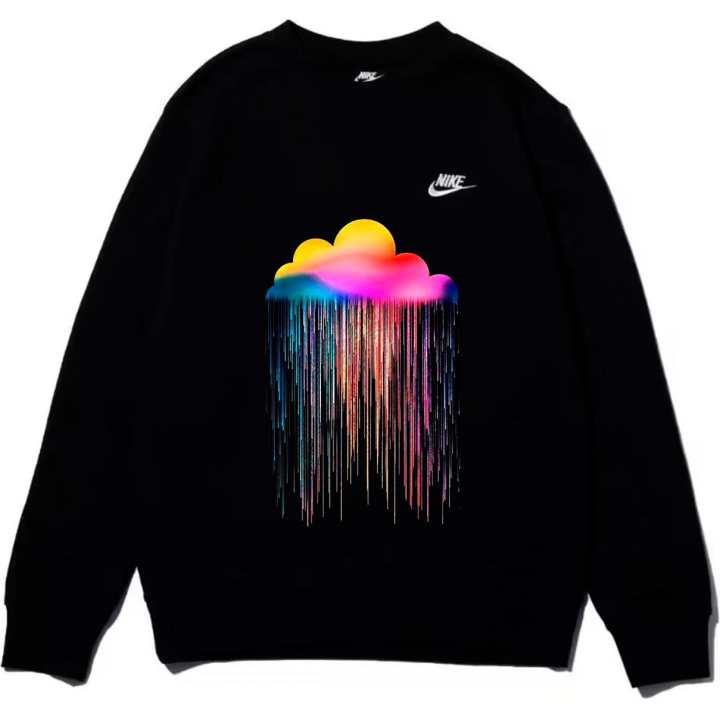 Nike Nike Sweatshirts Unisex Black Crew Neck Moderate Regular