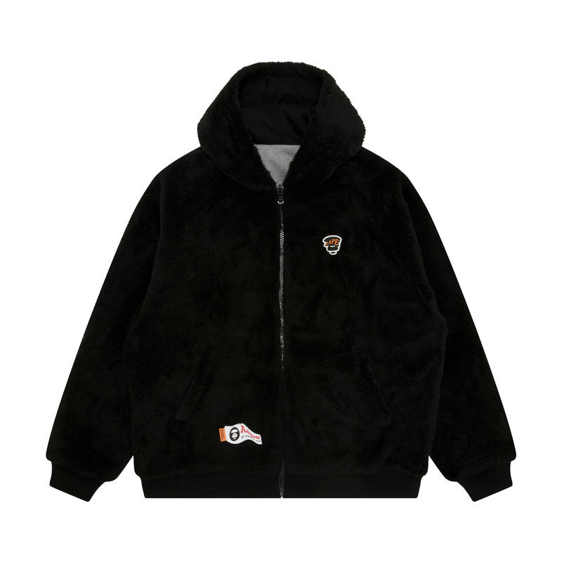 Aape By *A Bathing APE® Fleece Reversible Hoodie