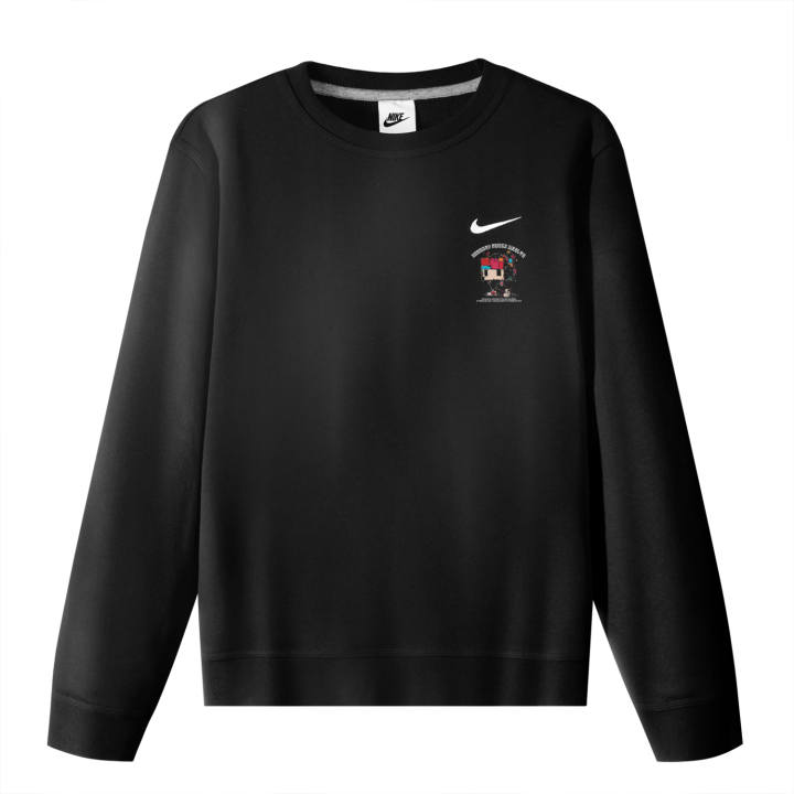 Nike Nike Sweatshirts Unisex Black Crew Neck Moderate Regular