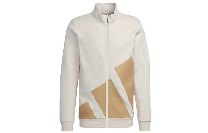 Adidas Adidas Jackets Men's Ecru Stand Collar Moderate Other