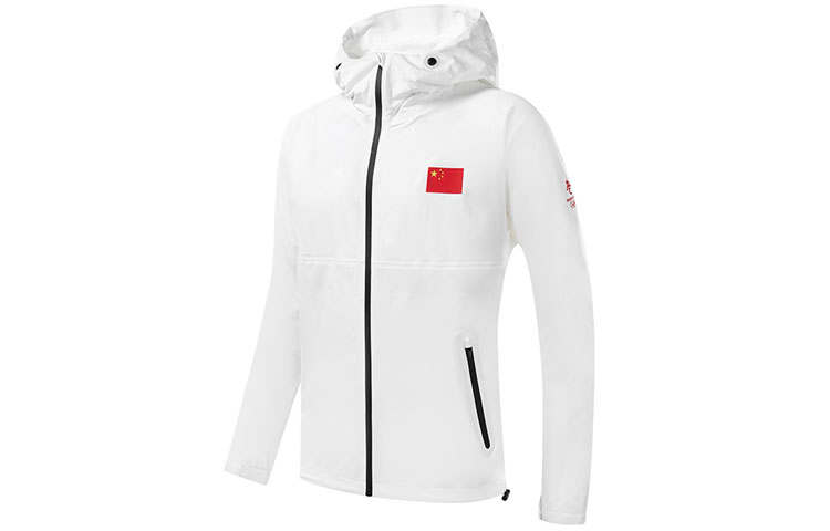 ANTA ANTA Jackets Unisex White Hooded Moderate Instructor