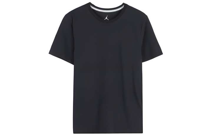 Jordan Jordan T Shirts Men's Black Crew Neck Moderate
