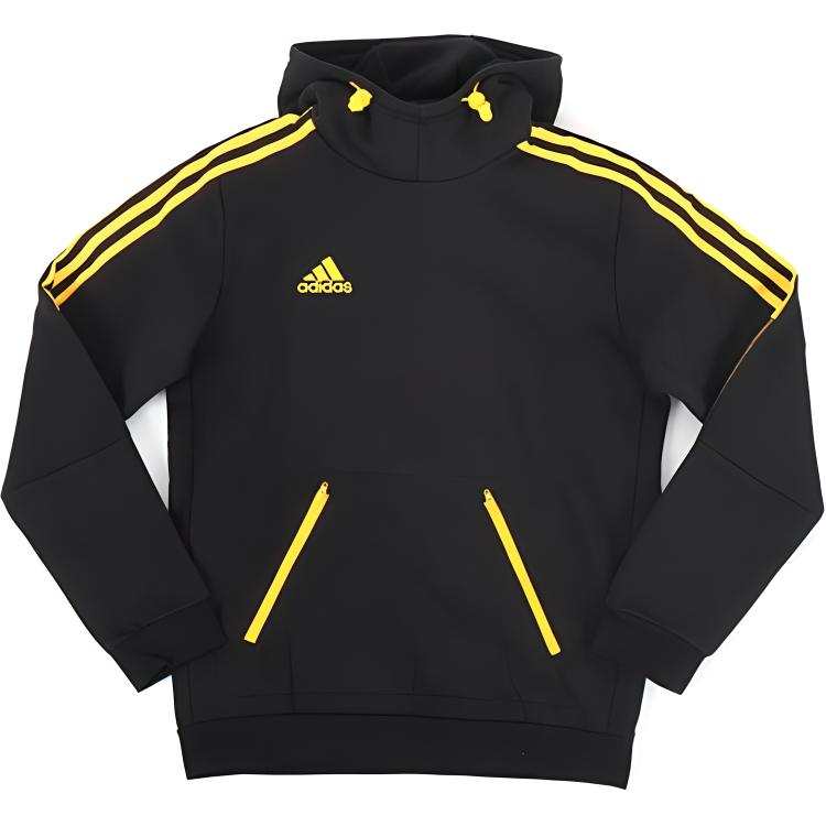 Adidas Adidas Sweatshirts Men's Black Hooded Moderate