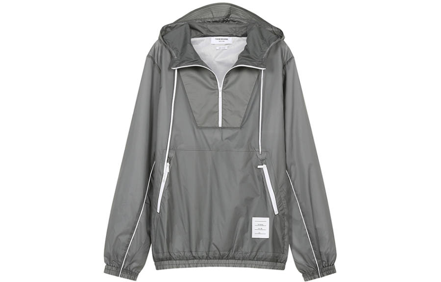 THOM BROWNE THOM BROWNE Jackets Men's Gray Hooded Moderate Other