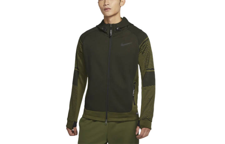 Nike Nike THERMA FIT ADV Jackets Men's Green Hooded Moderate Other