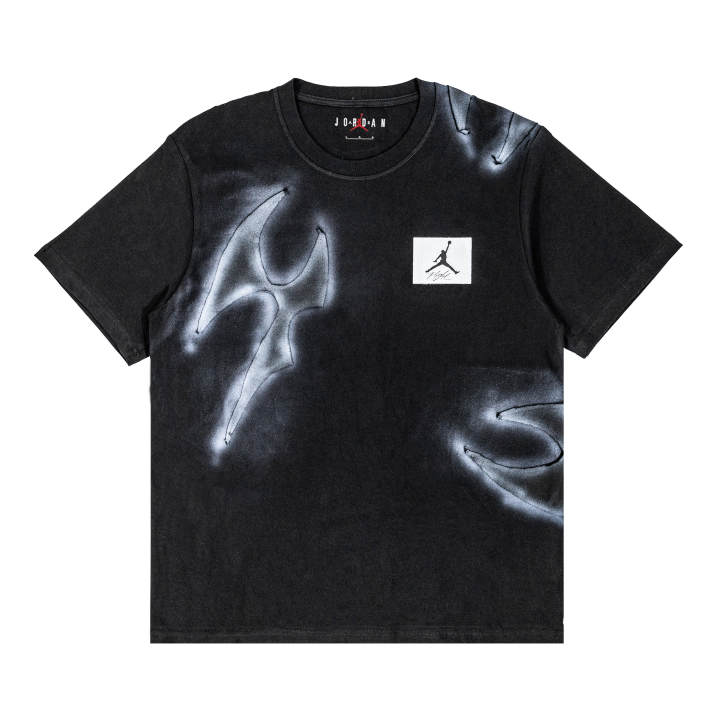 Jordan Jordan T Shirts Unisex Black Crew Neck Moderate Straight Fit