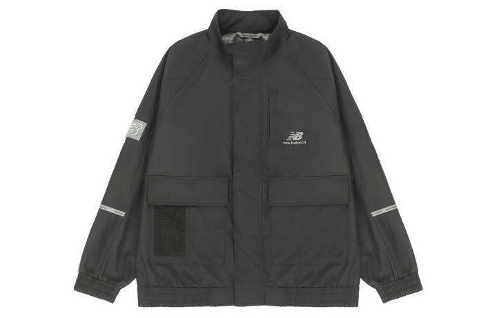 New Balance New Balance Jackets Men's Black Stand Collar Moderate Workwear