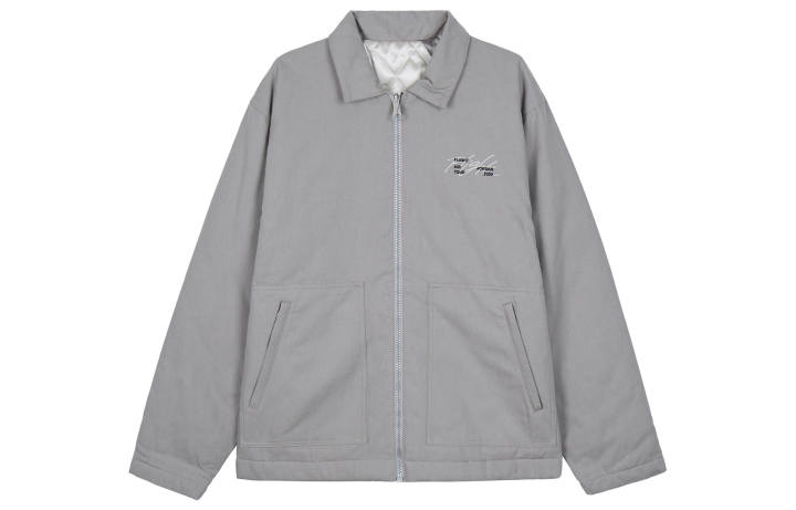 Jordan Jordan Flight Jackets Men's Gray Lapel Moderate Other