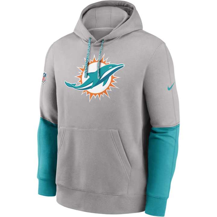 Nike Nike Miami Dolphins Sideline Team Issue Club Men's Nike Nfl Pullover Hoodie