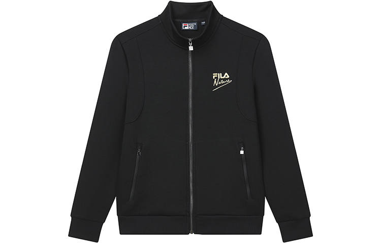 FILA FILA Coach Jacket Spring Fall Men's Jet Black