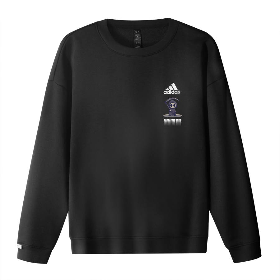 Adidas Adidas Sweatshirts Unisex Black Crew Neck Moderate Regular