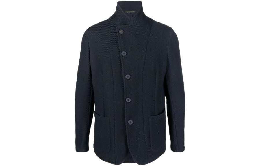 EMPORIO ARMANI SS22 Jackets & Coats Men's Navy Blue