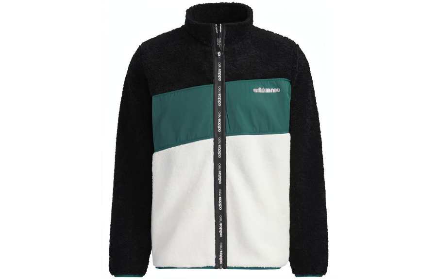 Adidas Neo Jackets Men's Black & Jade White Hooded Moderate Other