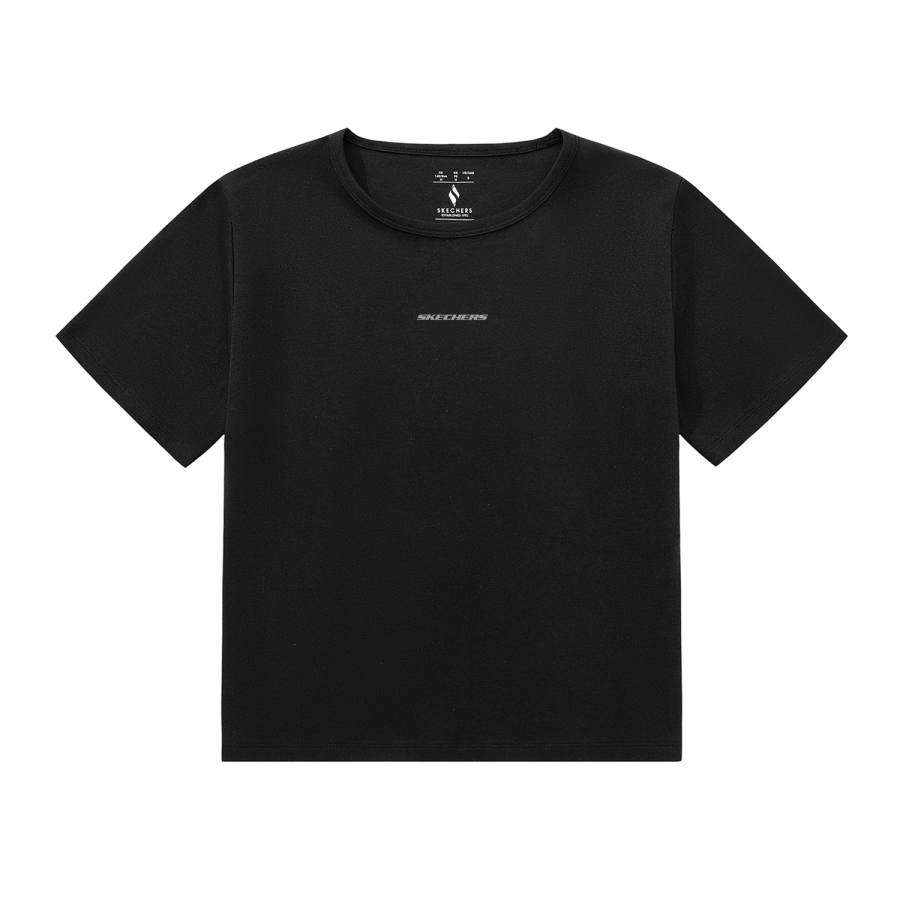 Skechers Elegant Diamond Collection T Shirt Unisex Pitch Black