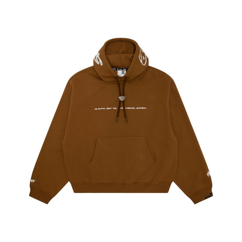 Aape By *A Bathing APE® Logo print Hoodie