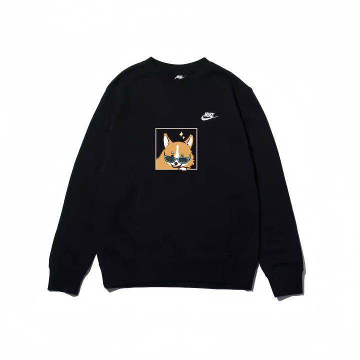 Nike Nike Sweatshirts Unisex Black Crew Neck Moderate Other