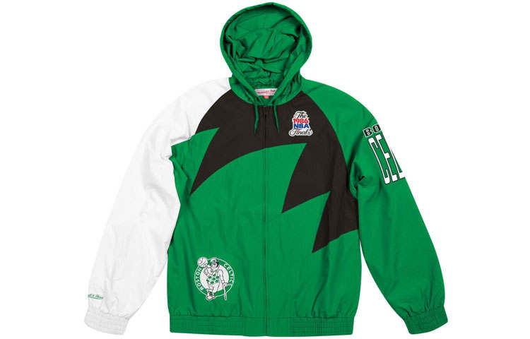 Mitchell Ness Mitchell Ness Jackets Men's Green Hooded Moderate Pilot