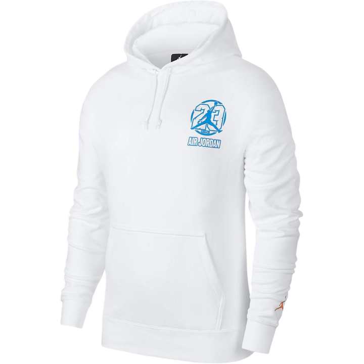 Jordan Jordan Sweatshirts Men's White Hooded Moderate Regular