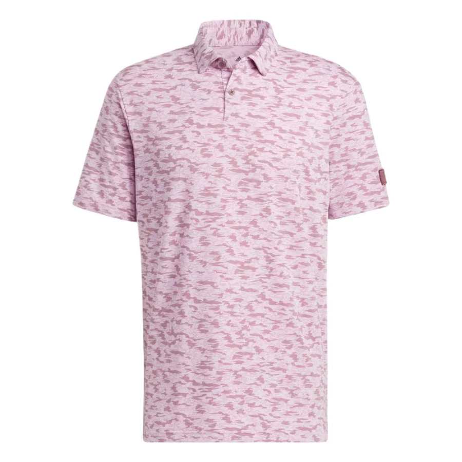 Adidas Adidas Polo Shirts Men's Lilac Polo Collar Moderate Straight Fit