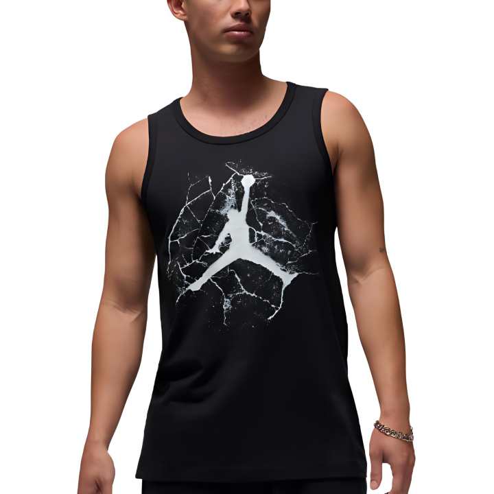 Jordan Jordan Tank Tops Men's Black Crew Neck Moderate Other