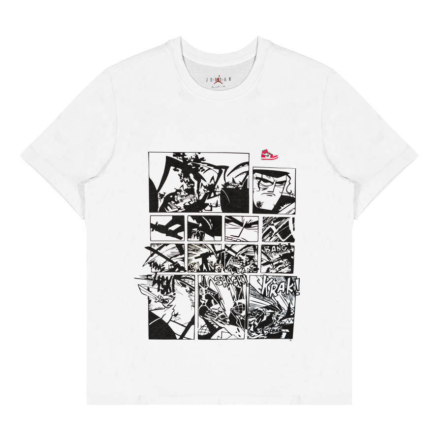 Jordan Jordan T Shirts Unisex White Crew Neck Moderate Straight Fit
