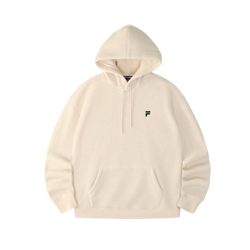 FILA FUSION Sweatshirt Unisex Stone Milk Color