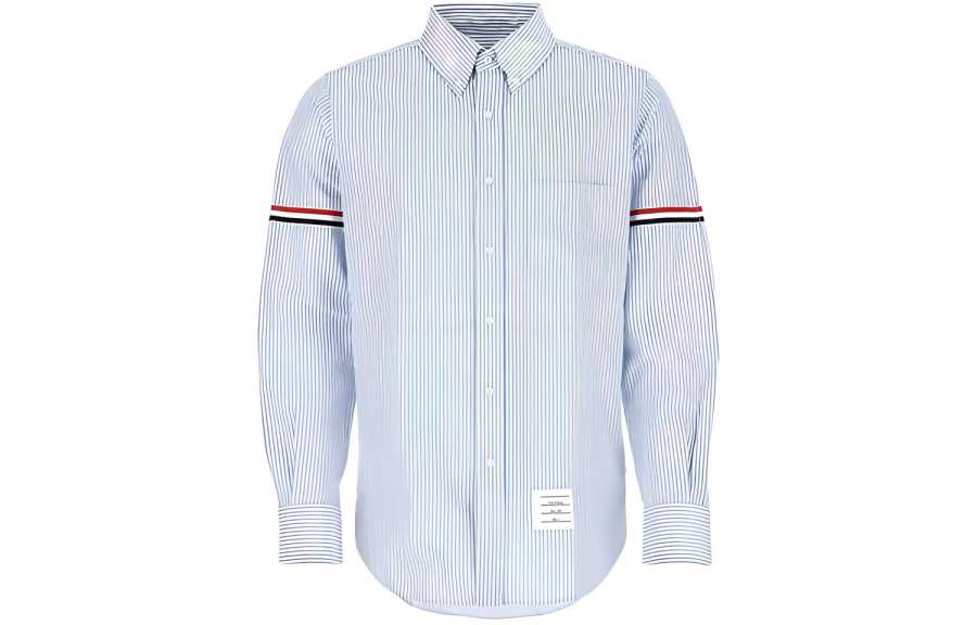 THOM BROWNE THOM BROWNE Vertical-stripe Long-sleeve Shirt