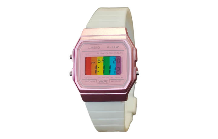 CASIO CASIO Custom Collection Quartz Movement Resin Strap Watch Men's Watches Gray Dial