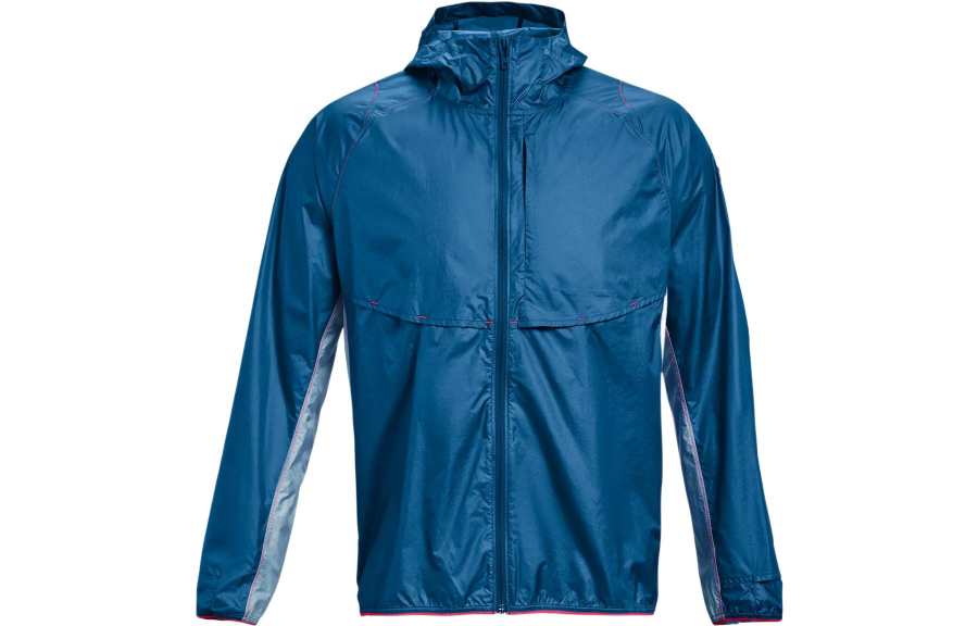 Under Armour Jackets Men's Patrol Ship Blue Hooded Moderate Straight Fit