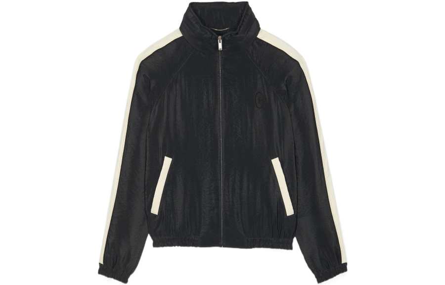 SAINT LAURENT SAINT LAURENT Monogram Zip Up Jacket