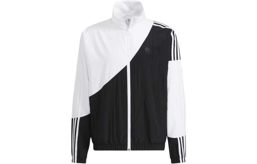 Adidas Neo Jackets Men's Black Stand Collar Moderate Other