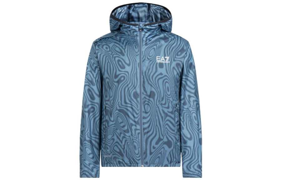 EMPORIO ARMANI EA7 SS22 Jackets & Coats Men's Blue