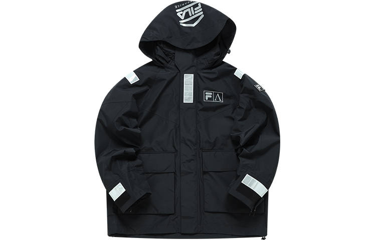 FILA FUSION ARIES Collaboration Collection Jacket Fall Unisex Pitch Black
