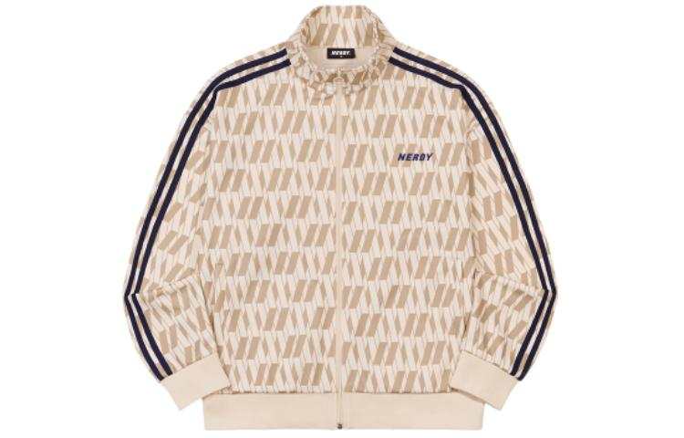 Nerdy Nerdy Jackets Unisex Cream Stand Collar Moderate Other