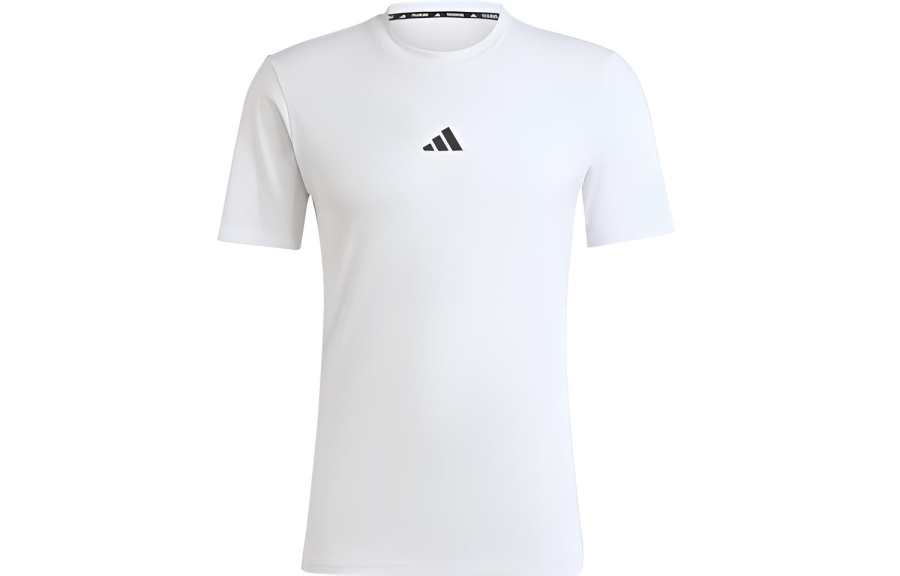 Adidas Adidas Workout Logo Tee T Shirt Men's White
