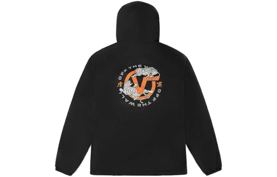 Vans Vans Jackets Unisex Black Hooded Thin Other