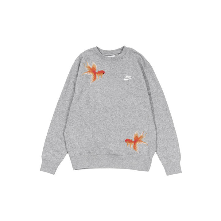 Nike Nike Sweatshirts Men's Gray Crew Neck Moderate